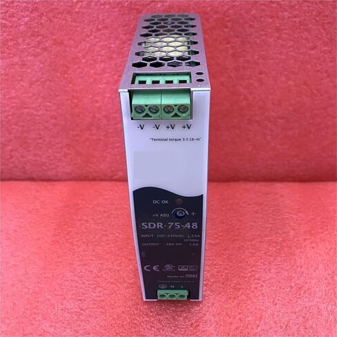 1pcs Power Supply SDR-75 SDR-75-12 | 12V SDR-75-24 | 24V SDR-75-48 | 48V 75W Single Output DIN Rail with Power Supply(SDR-75-48) in Kuwait