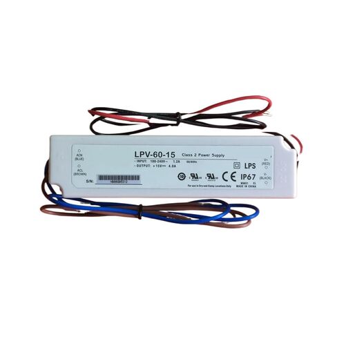 1pcs LPV-60-12 12V 5A 60W Single Output Switching Power Supply Fully encapsulated with IP67 Level Waterproof in Saudi Arabia