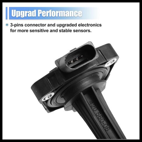 Engine Oil Level Sensor for Audi A4 A5 A6 A7 Q5 Q7 S4 S5 Oil Level Sending Unit Replace 03C907660H 03C907660D 03C907660H Replacement Durable Material in Saudi Arabia
