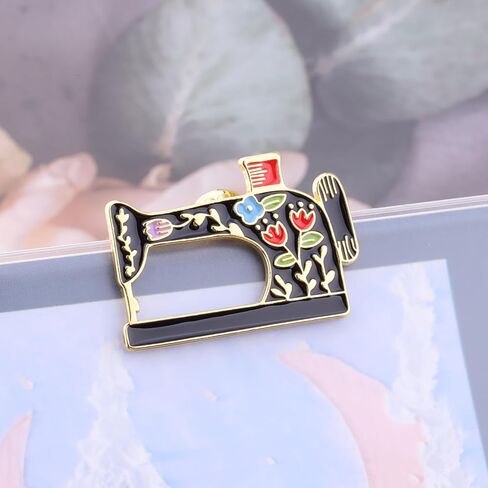 Sewing Machine Pin Brooch Sewing Lover Seamstress Gift Tailors Gift for Crafter Lovers Cute Sewing Accent Jewelry in Saudi Arabia