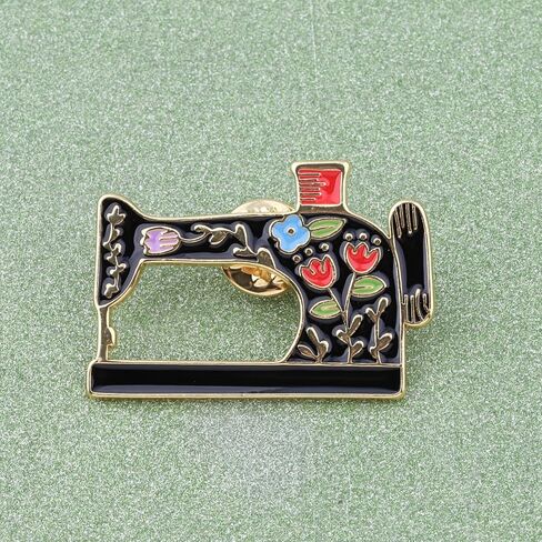Sewing Machine Pin Brooch Sewing Lover Seamstress Gift Tailors Gift for Crafter Lovers Cute Sewing Accent Jewelry in Saudi Arabia