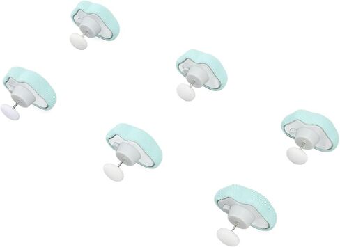 16Pcs Duvet Pin Comforter Clips, Duvet Fasteners with Detachable Cloud Shape, Prevent Quilt Shifting for Duvet Cover Insert Holder, Universal Button Pins for Quilt Cushions Curtain (Green) in Saudi Arabia