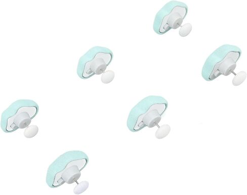16Pcs Duvet Pin Comforter Clips, Duvet Fasteners with Detachable Cloud Shape, Prevent Quilt Shifting for Duvet Cover Insert Holder, Universal Button Pins for Quilt Cushions Curtain (Green) in Saudi Arabia