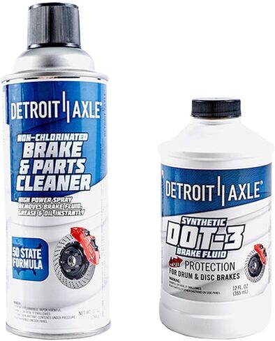 Detroit Axle - أحذية الفرامل الخلفية لـ 2005-2011 Dodge Dakota، 2006-2009 Mitsubishi Raider، أحذية الفرامل 2007 2008 بديلة [نماذج مع فرامل طبلة خلفية] in Kuwait
