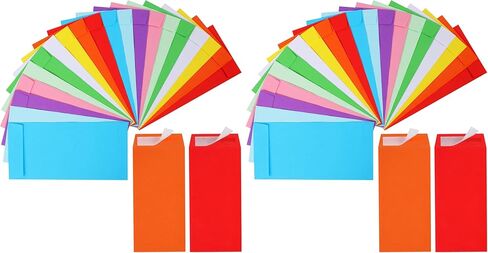 Cash Envelopes -120 Envelopes Money Saving Challenge, 3.2x6.6inch Money Envelopes for Budgeting, Coins, Checks, Gift Cards & Tickets in Saudi Arabia
