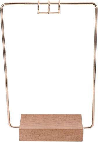 Flip Calendar Stand Rack for Desk Compact Upright Iron Bracket with Base for Home Office Functional and Space-Saving Desktop Calendar Holder and Accessories in Saudi Arabia