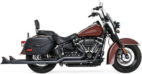 For Harley Softtail SLIM Heritage Classic Deluxe Street Bob 2018-2023 Motorcycle Exhaust Pipe(39 inch Chrome) in Saudi Arabia