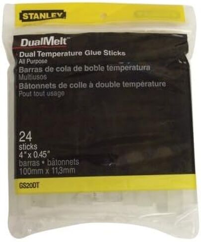 Stanley GS20DT Dual Temperature 4-Inch Glue Sticks, 24-Pack (48 Pack) in Saudi Arabia