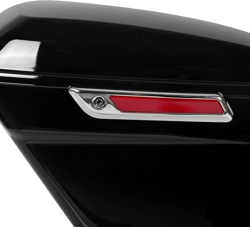 KUAFU 5'' Stretched Extended Saddlebags Compatible with 1993-2013 Harley Davidson Touring Road King Road Glide Street Glide Electra Glide Ultra Classic Hard Saddle Bags W/Lid & Latch Key in Saudi Arabia