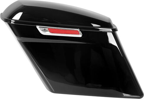 KUAFU 5'' Stretched Extended Saddlebags Compatible with 1993-2013 Harley Davidson Touring Road King Road Glide Street Glide Electra Glide Ultra Classic Hard Saddle Bags W/Lid & Latch Key in Saudi Arabia