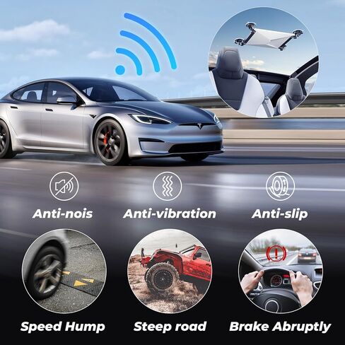 Starlink Mini Car Suction Cup Mount,Starlink Mini Accessories for Car Windows & Sunroofs, Secure Mounting Kit with 2 Spare Cups & Anti-Slip Pad,All-Weather Stability for RVs, Trucks & Boats(White) in Kuwait