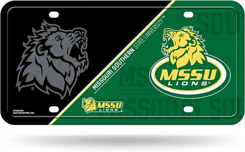 Rico Industries NCAA Michigan Wolverines House Divided Metal Auto Tag 8.5" x 11" - Great for Truck/Car/SUV in Kuwait