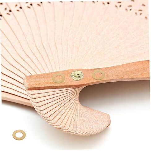 Tofficu 10pcs Handmade Fan Repair Parts Rivet Spacer Fasteners for Folding Fans DIY Hand Repair Accessory Kit in Saudi Arabia