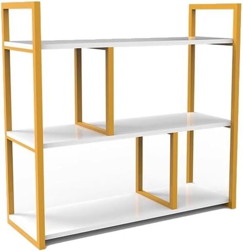 Bookshelf Multi-Layer Storage Bookshelf Simple Wall-Mounted Shelf Solid Wood Floor Storage Rack Bookshelves and Bookcases in Saudi Arabia