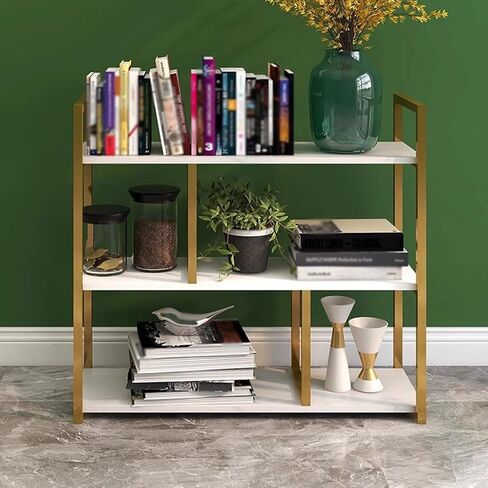 Bookshelf Multi-Layer Storage Bookshelf Simple Wall-Mounted Shelf Solid Wood Floor Storage Rack Bookshelves and Bookcases in Saudi Arabia