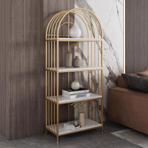 Bookshelf Nordic Living Room Partition Multi-Layer Bookshelf Home Bedroom Floor Storage Rack Bookshelves and Bookcases in Saudi Arabia