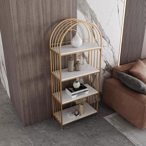 Bookshelf Nordic Living Room Partition Multi-Layer Bookshelf Home Bedroom Floor Storage Rack Bookshelves and Bookcases in Saudi Arabia