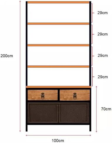 Bookshelf Home Simple Solid Wood Floor Bookcase Living Room Porch Display Cabinet Storage Rack Bookshelves and Bookcases in Saudi Arabia