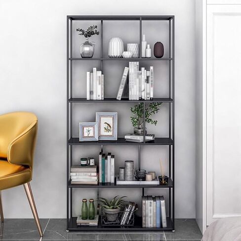 Bookshelf Simple Office Multi-Layer Iron Storage Cabinet Living Room Floor Storage Bookshelf Bookshelves and Bookcases in Saudi Arabia