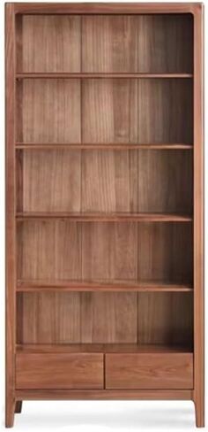 Bookshelf Living Room Simple Walnut Bookshelf Bedroom Floor Student Bookcase Large Capacity Storage Rack Bookshelves and Bookcases in Saudi Arabia