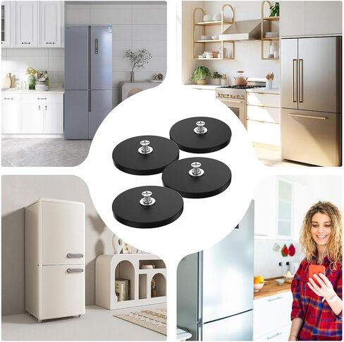Digital Calendar Magnetic Holder, 4 Pieces Digital Fridge Magnet Calendar | No Drilling 38 cm Hanger for Metal Appliances Household Kitchen Hotel Playroom Diary in Saudi Arabia