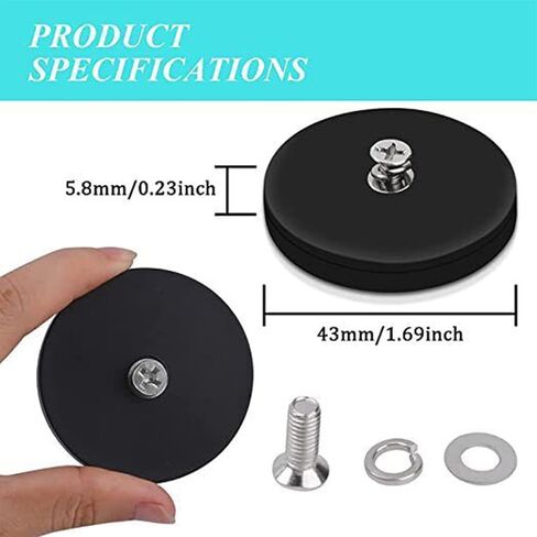 Digital Calendar Magnetic Holder, 4 Pieces Digital Fridge Magnet Calendar | No Drilling 38 cm Hanger for Metal Appliances Household Kitchen Hotel Playroom Diary in Saudi Arabia