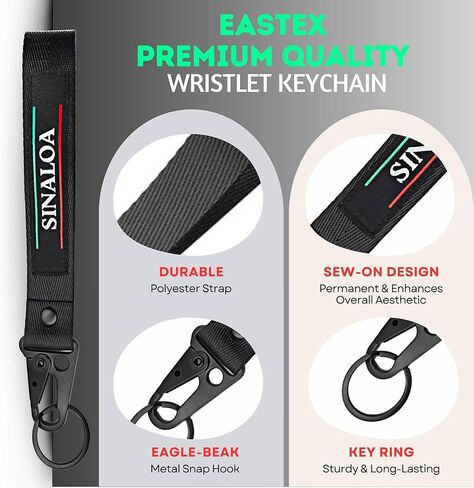 سلسلة مفاتيح EASTEX Mexico Flag Lanyard لشارات الهوية للمفاتيح - حبل الهوية المكسيكي in Kuwait