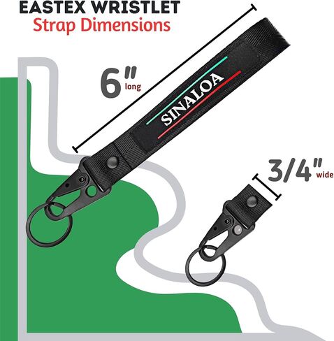 سلسلة مفاتيح EASTEX Mexico Flag Lanyard لشارات الهوية للمفاتيح - حبل الهوية المكسيكي in Kuwait