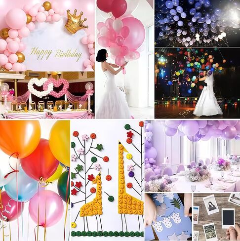 1000 Sticky dots, Transparent Balloon Glue, Removable Sticky dots, Double-Sided Tape dots, Suitable for Birthday, Holiday Parties, Wedding Decorations, and DIY Handmade Photo Wall Making in Saudi Arabia