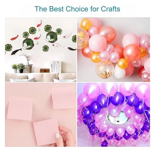 1000 Sticky dots, Transparent Balloon Glue, Removable Sticky dots, Double-Sided Tape dots, Suitable for Birthday, Holiday Parties, Wedding Decorations, and DIY Handmade Photo Wall Making in Saudi Arabia