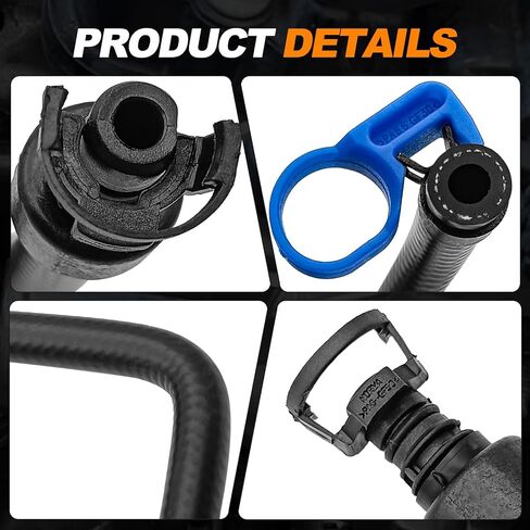 Engine Coolant Thermostat Housing Water Outlet Kit with Coolant Reservoir Inlet Hose, Compatible with Chevy Cruze Limited 1.4L L4 2016, Sonic 1.4L L4 2012-2020 etc, Replace 13251447, 902-846 in Saudi Arabia