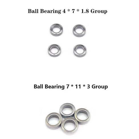 Rc Components for Wltoys 144001 144002 124016 124017 124018 124019 20Pcs Ball Bearing Set RC Car Spare Parts Upgrade Accessories Replacement in Saudi Arabia