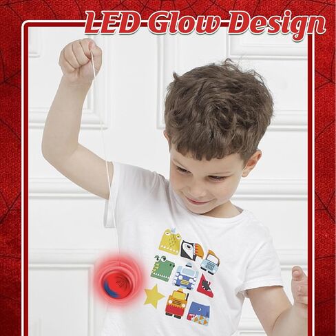 24 Pack Back to School Gifts Green Pixel-Themed LED Light Up Yo Yo Balls Party Favors LED Lighted Yo Yo Bulk Pixel Theme Toy for Girls Boys in Saudi Arabia