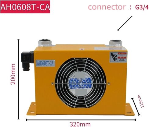 60L/min Hydraulic Air Cooler AH0608T-CA Fan Air Oil Cooling Machine 110 220 24v 12v 380v Versatile Applications(380) in Saudi Arabia