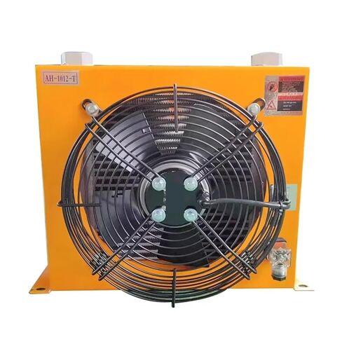 Hydraulic Air Cooler Radiator AH1012T-CA Air-Cooled Flow Oil 100L/min Fuel Tank Cooling Cooler 1400rpm Rapid Reduce Temperature(DC 24V) in Saudi Arabia