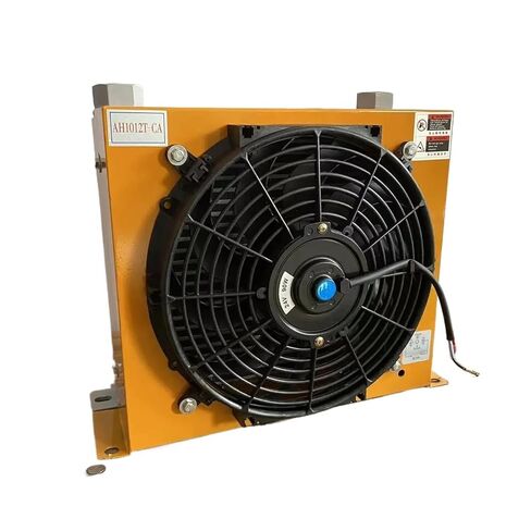 Hydraulic Air Cooler Radiator AH1012T-CA Air-Cooled Flow Oil 100L/min Fuel Tank Cooling Cooler 1400rpm Rapid Reduce Temperature(DC 24V) in Saudi Arabia