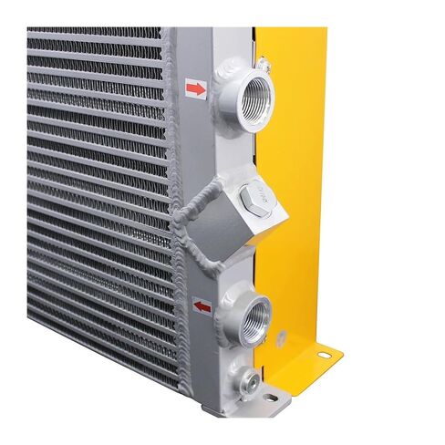 Hydraulic Radiator Air Cooler with Back Pressure Bypass Valve AH1012T1-CA 100L/min Cooling Excavator Rapid Reduce Temperature(AC380V) in Saudi Arabia
