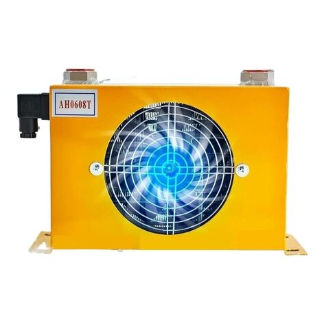 AH0608T-CA 60L/min Hydraulic Air Cooler Fan Air Cooling Oil Cooler 110/220/24v Fuel Tank Cooling Rapid Reduce Temperature(24V) in Saudi Arabia