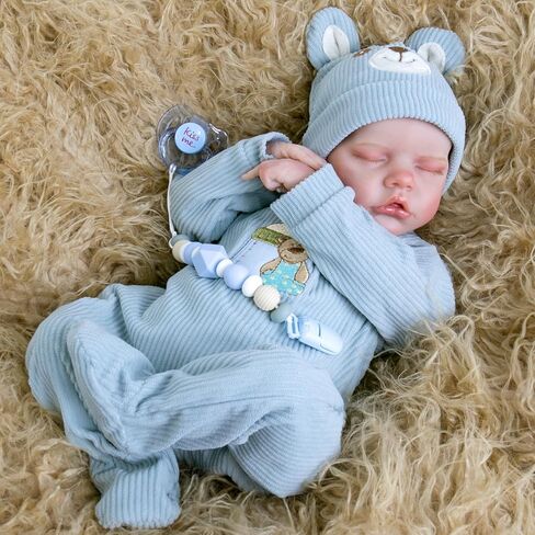 Aori Magnetic Pacifier with Pacifier Clips for Reborn Baby Dolls, Pink Reborn Babies Accessories Set for Kids in Kuwait