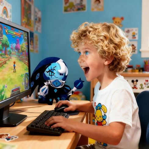 Shadow Milk Cookie Plush Toy, 9.8'' Shadow Milk Cartoon Game Plush for Video Game Fans in Saudi Arabia