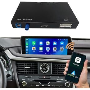 Retrofit Kit Decoder Wireless Carplay for Lexus NX RX is ES GS RC CT LS LX LC UX with Small Touchpad/Joystick Support Android Auto/MirrorLink/Backup Camera/YouTube in Saudi Arabia