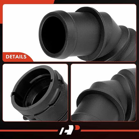 A-Premium Coolant Hose Flange Connector [45° Angle] Compatible with Volkswagen & Audi - Jetta 1999-2018, Golf 1999-2006, Jetta City 2007-2009, TT/TT Quattro 2000-2006 in Saudi Arabia