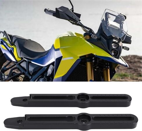 Windscreen Adjuster Bracket Kit for V-Strom 800DE DL800 2022-2024 – Aluminum Windshield Adjustment Kit Reduces Noise and Enhances Riding Comfort with Easy Installation in Saudi Arabia