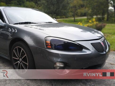 طقم غطاء فيلم أمامي مقطوع مسبقًا من Rvinyl في دخان التعتيم متوافق مع Pontiac Grand Prix 2004-2008 - ظهر لاصق in Saudi Arabia
