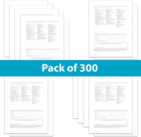 Interior Buyers Guide Backer Only Form – 8.5" x 11" 1-Part Fade-Resistant FTC Compliant Sheet for Auto Dealerships – Laser Compatible with Full 4-Side Permanent Adhesive - Pack of 100 in Saudi Arabia