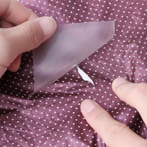 10pcs Waterproof Transparent Cloth Patches Self Adhesive Nylon Sticker Outdoor Tent Jacket Repair Tape Patch Sports Accessories in Saudi Arabia