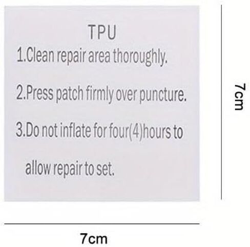 10pcs Waterproof Transparent Cloth Patches Self Adhesive Nylon Sticker Outdoor Tent Jacket Repair Tape Patch Sports Accessories in Saudi Arabia