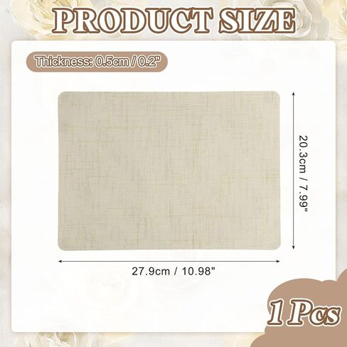 PATIKIL Linen Repair Patch, 8 x 11 Inch Self-Adhesive Coarse Linen Fabric Repair Patches for Sofa Couch Clothes Handbag Tents Car Seats Furniture, Gray in Saudi Arabia