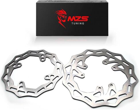 MZS Dirt Bike Brake Disc Rotor, Front Rear Roator Accessories Compatible with YZ125 YZ250 02-16 | YZ250F WR250F WR450F 02-15 | WR125 WR250 02-07 | YZ426F WR426F 01-02 | YZ450F 03-15 | YZ250FX 15-16 in Saudi Arabia