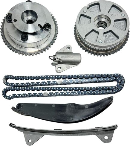 Timing Chain Kit with Intake/Exhaust VVT Gear Compatible with 2011-2014 Hyundai Elantra,2018-2021 Hyundai Kona,2017-2022 Kia Forte,2012-2014 Kia Soul Replace# 24350-2E001 24370-2E000 918-795 in Saudi Arabia
